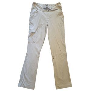 Columbia Pants Women's 4 Khaki Hiking Convertible Cargo Hiking Trail Bootcut